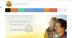 Desktop Screenshot of malermestreneioslo.no